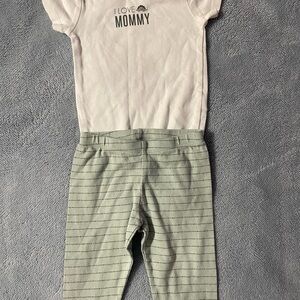 Carter's Onesie and Long Pants